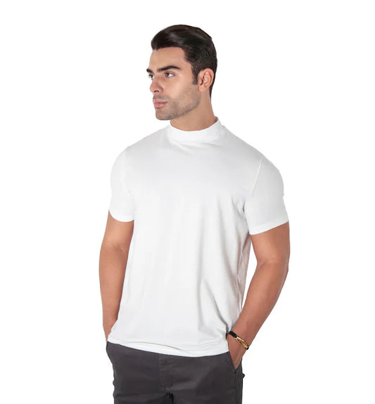 Camiseta Premium Algodão Egípcio Gola Alta - Tomaz