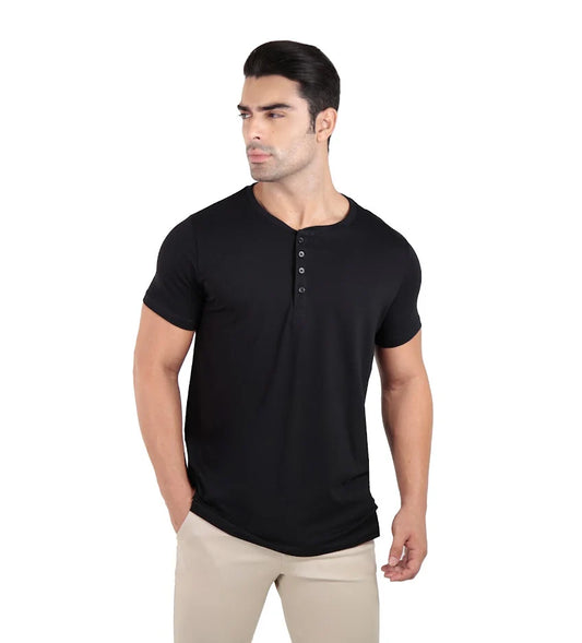 Camiseta Henley Egípcio Gola Padre